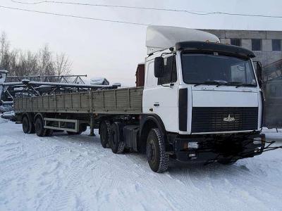 Бортовая машина МАЗ 20 тонн (с длиной борта 12 метров)