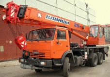 Автокран "Клинцы" КАМАЗ, 25 тонн