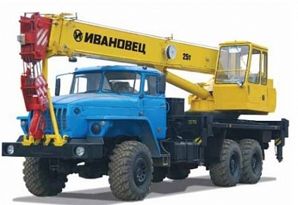 Автокран «Урал-4320» 25 тонн